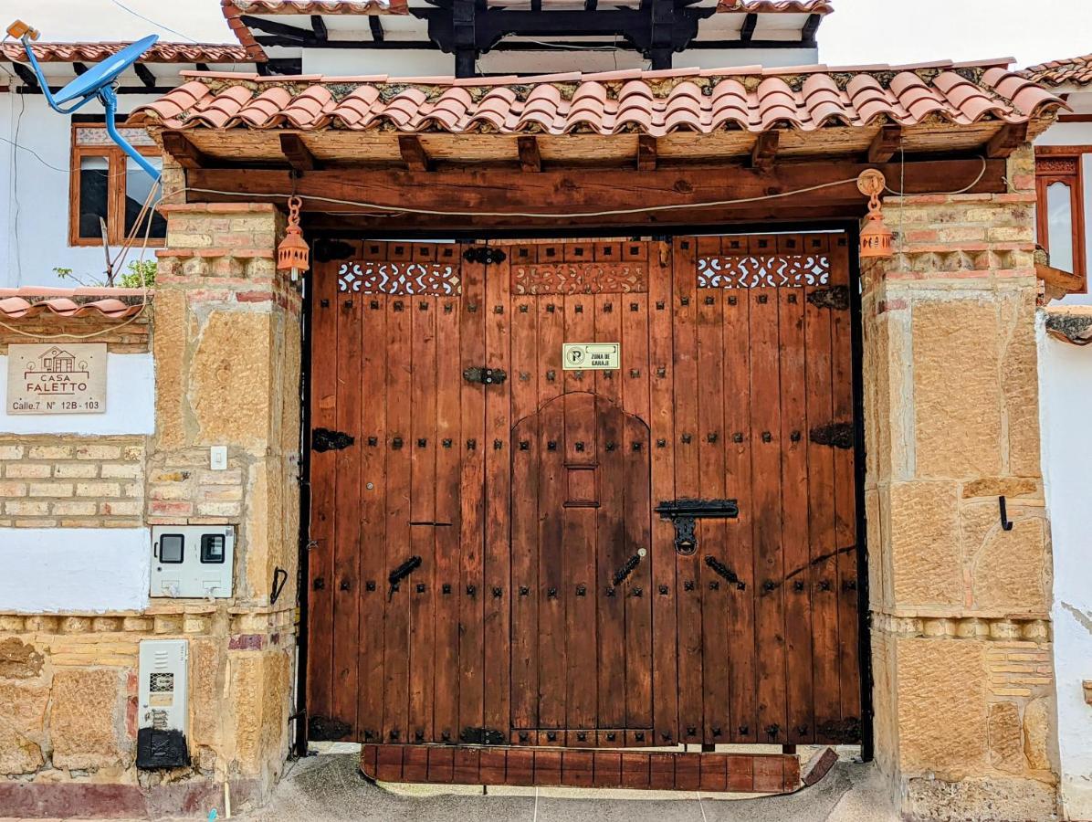 Casa De Huespedes Faletto Villa de Leyva Bagian luar foto