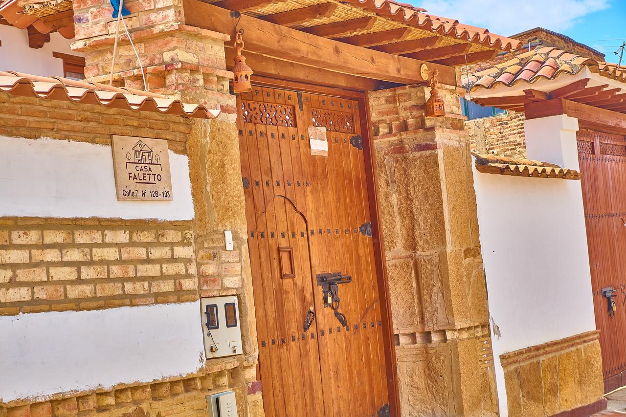 Casa De Huespedes Faletto Villa de Leyva Bagian luar foto